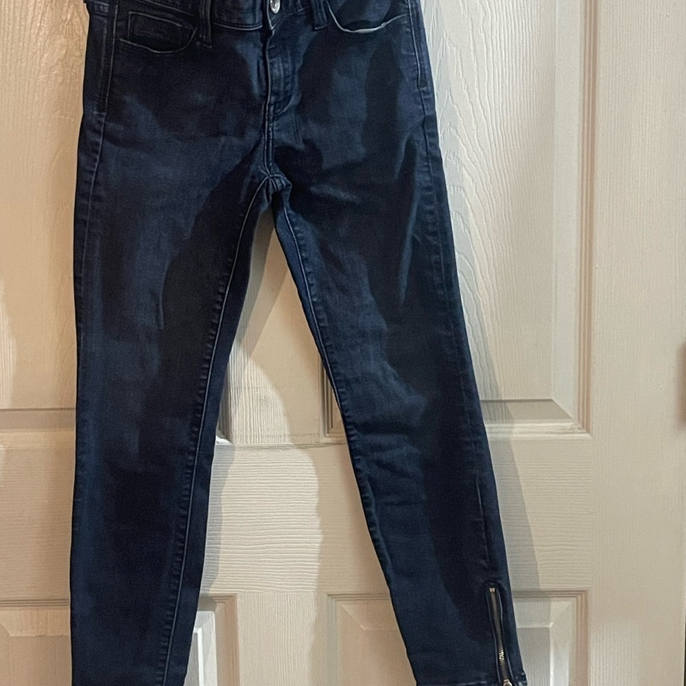 Banana Republic Women's Navy Skinny Jeans - Picture 2 of 9